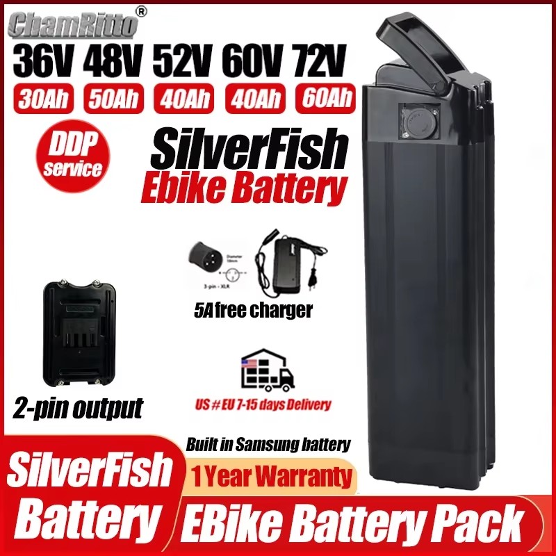 36v48v52v 60v 72v Bafang 1000w - Electric Bicycle Battery 72V 30Ah recension och pris