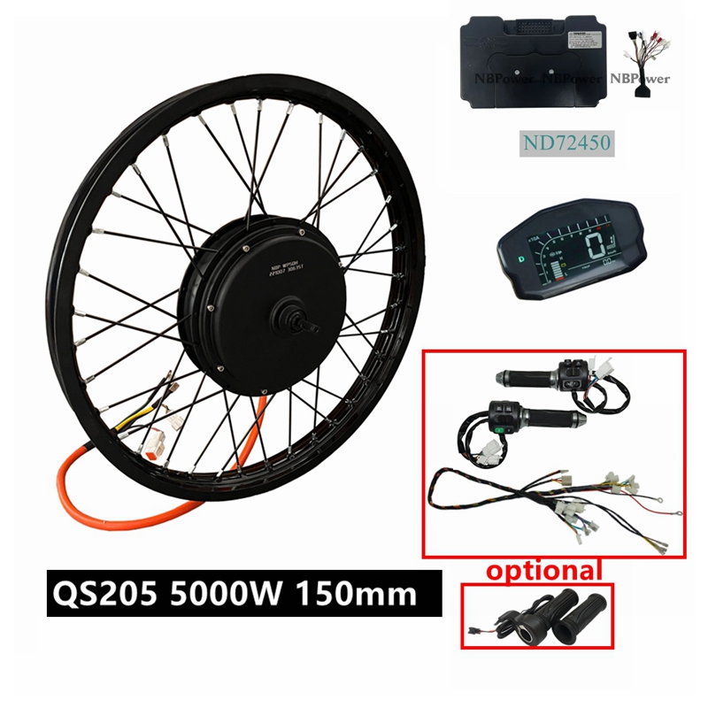 NBpower/QS205 V3 72v 5000W Ebi - 72V 5000W Hub Motor Kit recension och pris