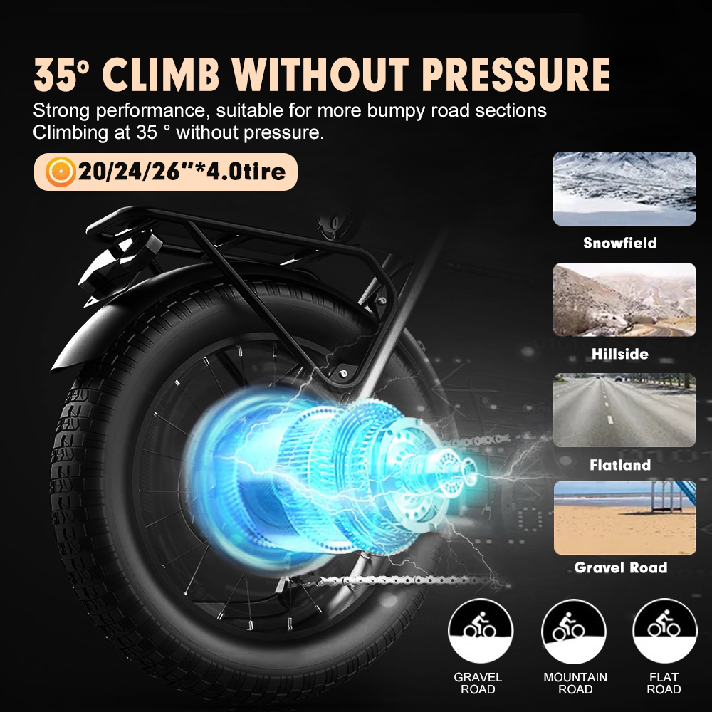 48V2000W Electric Fat Bike Mot - 72V 5000W Hub Motor Kit recension och pris